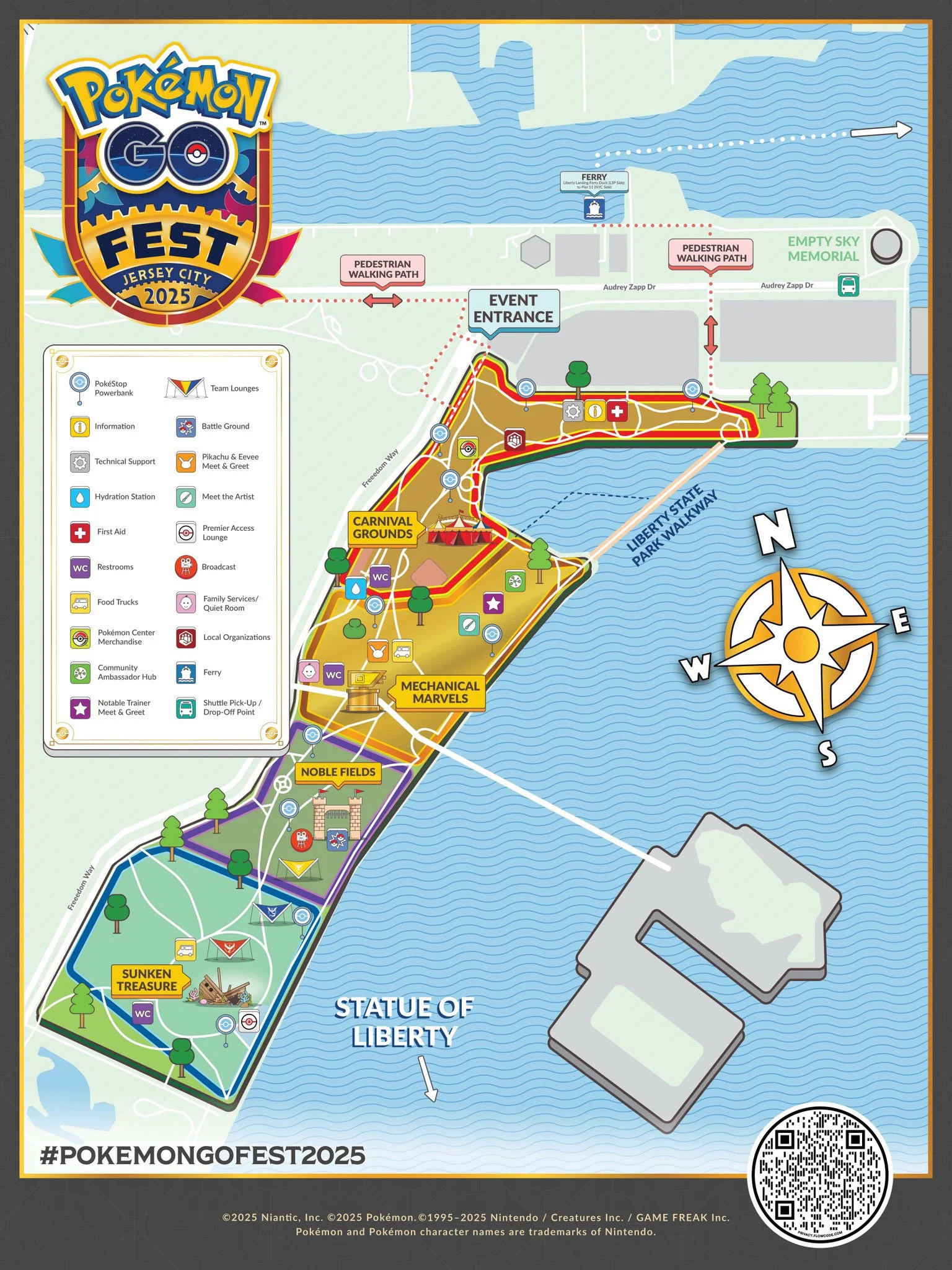 Jersey City Park Map