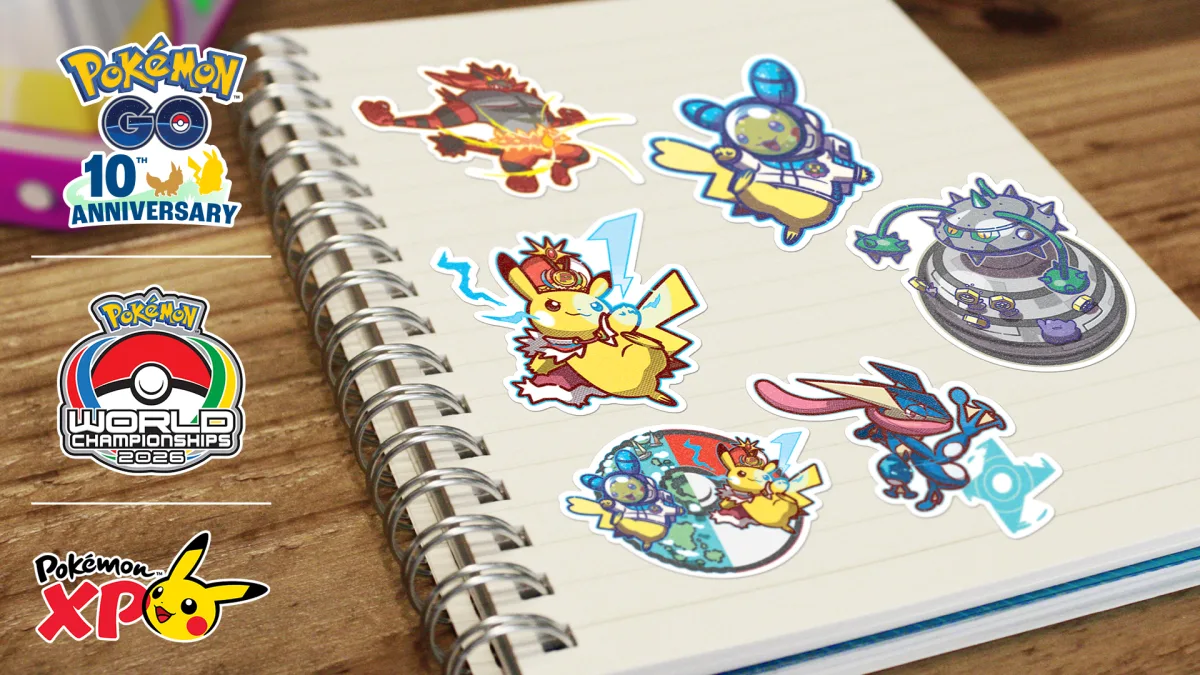 PokémonXP & 2026 Worlds stickers