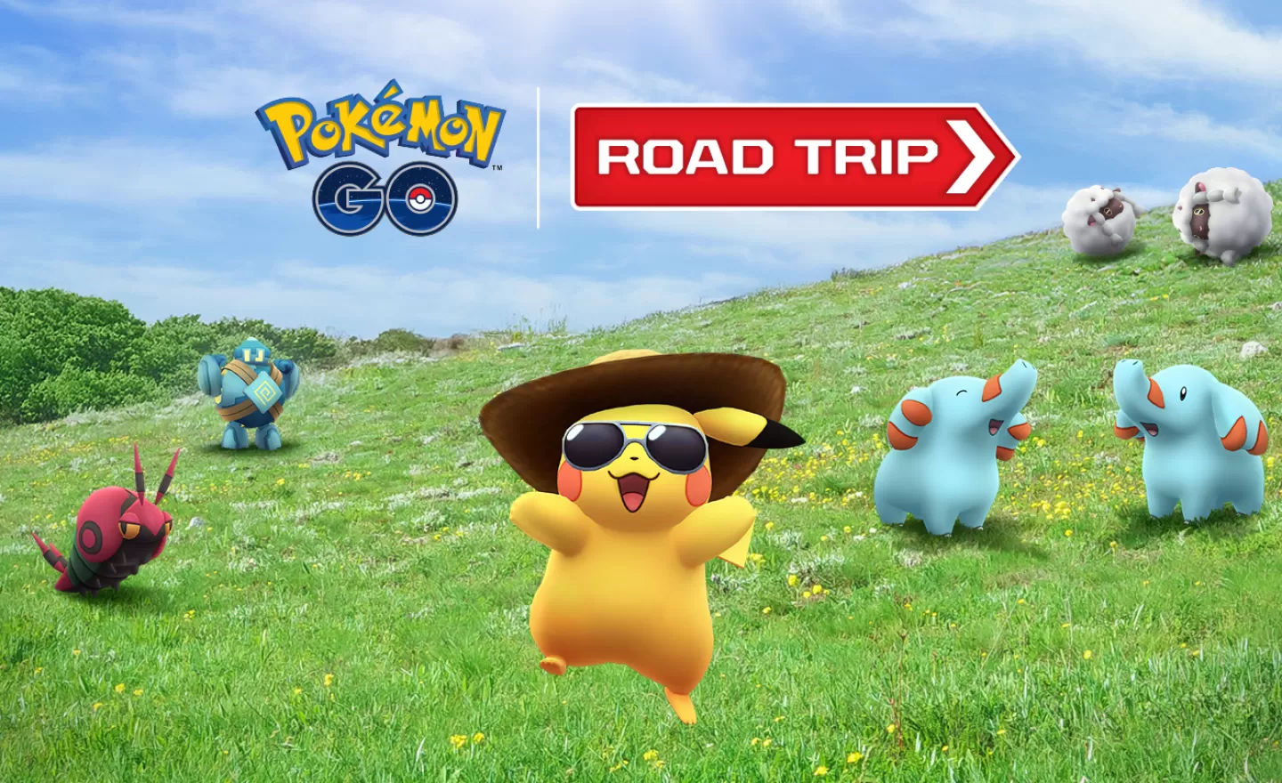 Shiny Pikachu Summer Hat – Pokémon Go, Valencia Spain 2025 Road Trip, Region Free