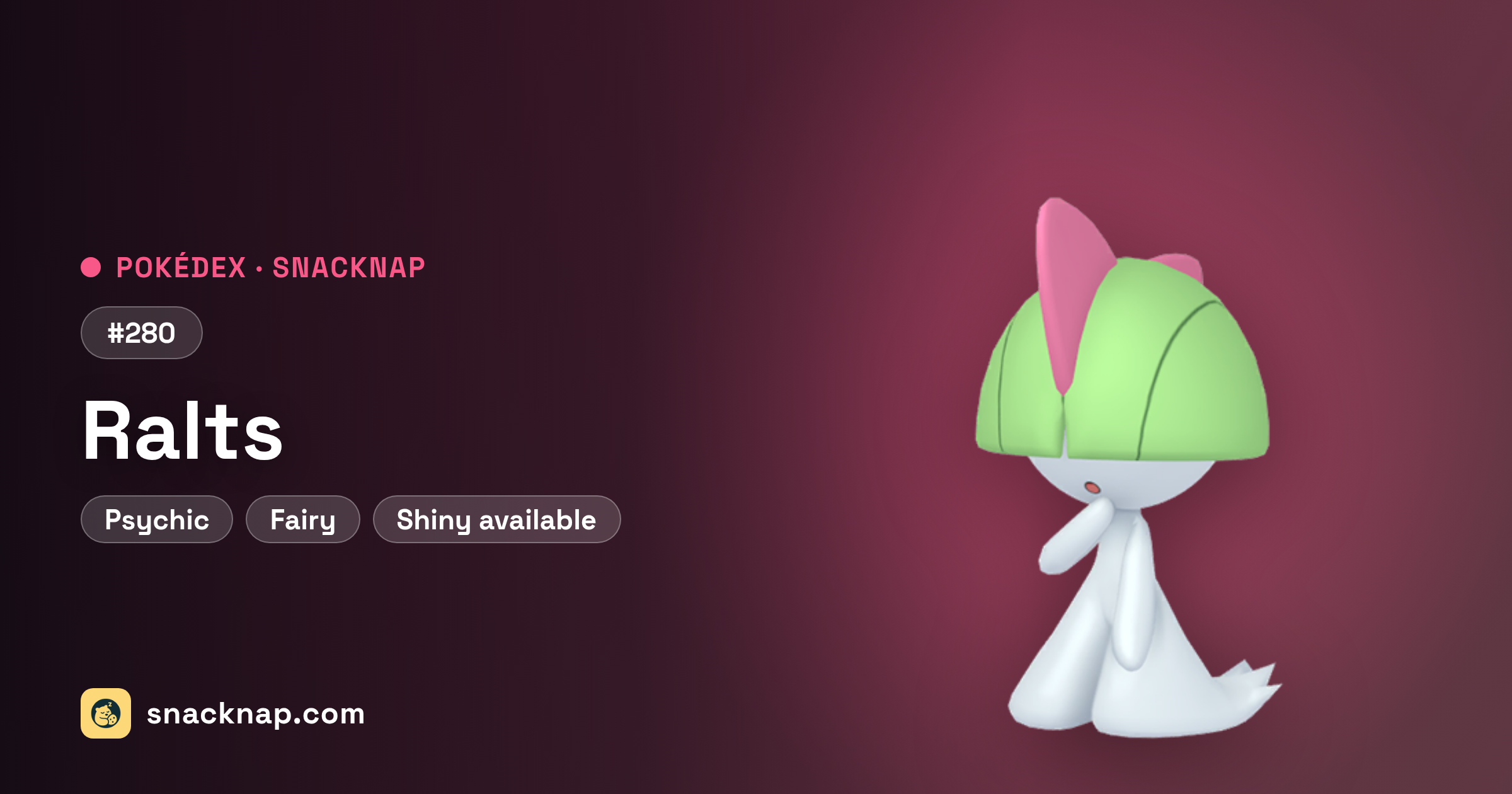 Pokédex - #280 Ralts - Snack Nap | Pokémon GO News, Events and Data