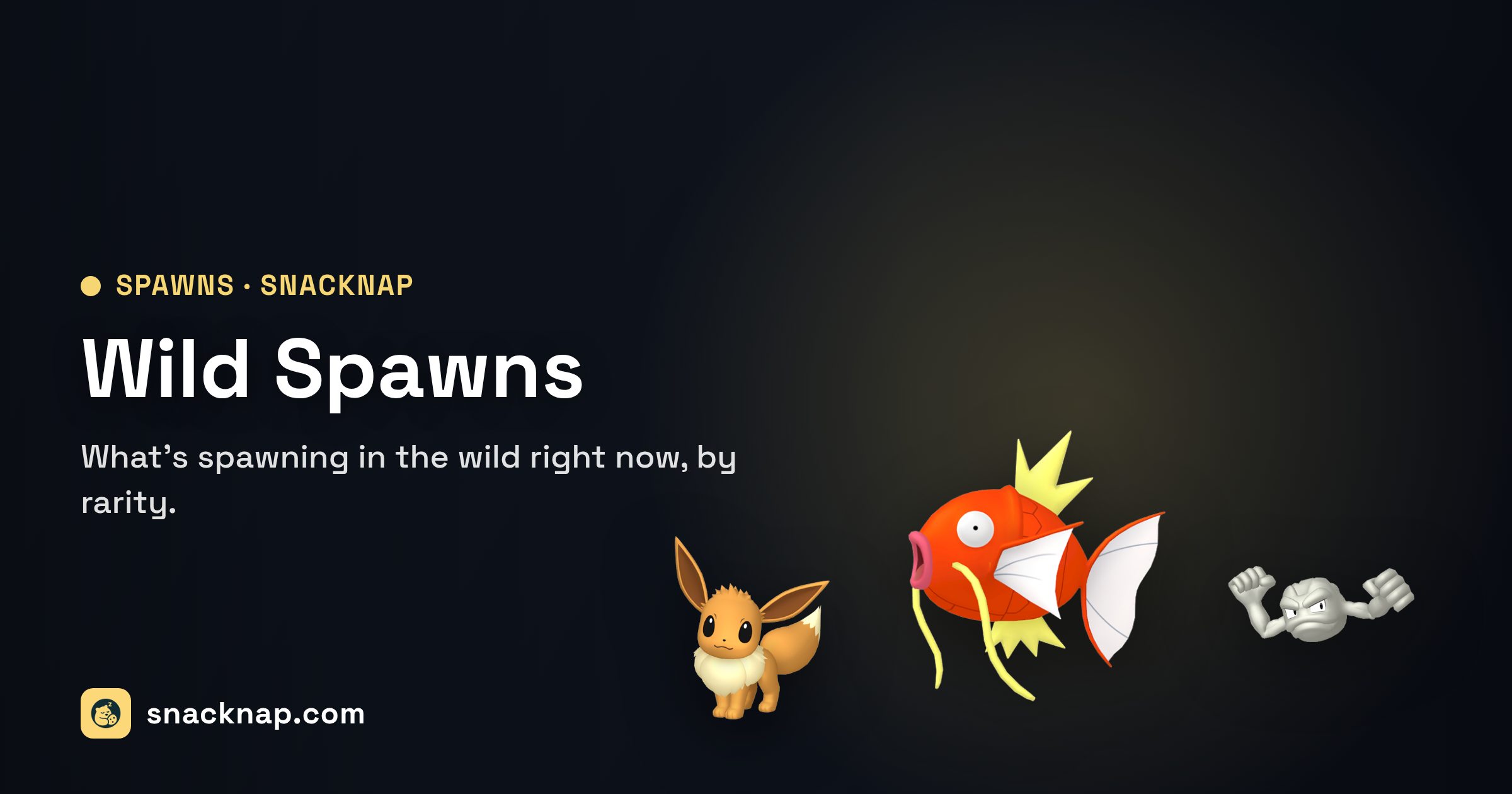 Pokémon Spawns - Snack Nap | Pokémon GO News, Events and Data